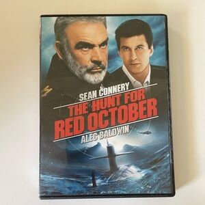 5 for $10!📀 The Hunt for Red October DVD - Black Case